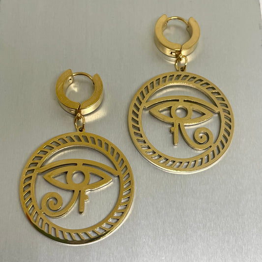 Udjat Earrings Gold