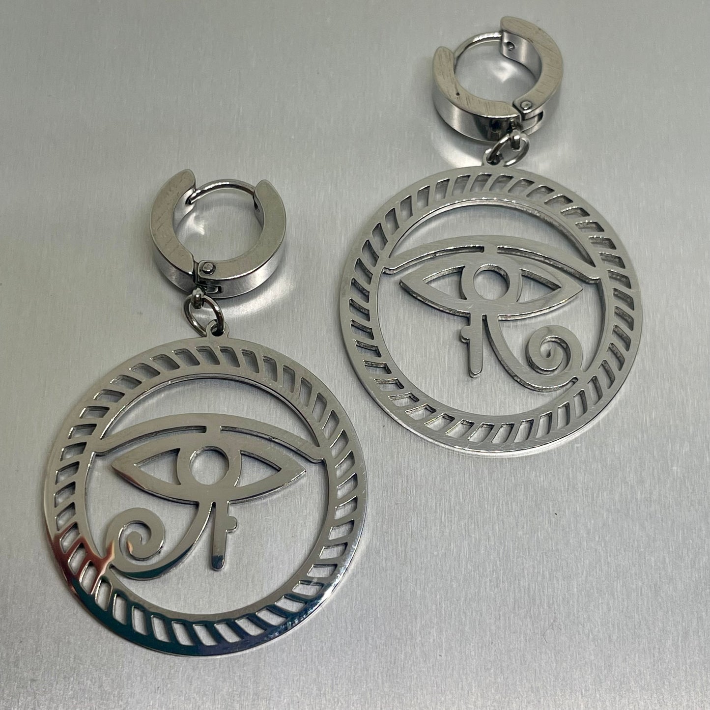 Udjat Earrings Silver
