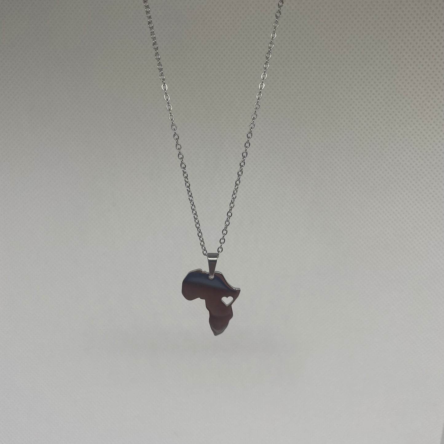 Africa Love Necklace Silver