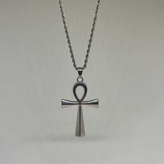Ankh Harmony Necklace - Silver