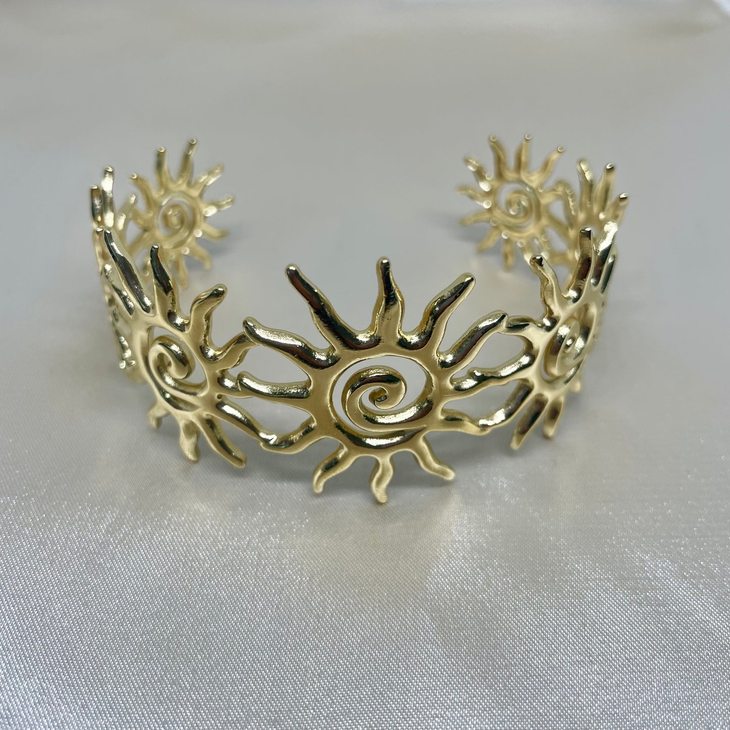 Sunburst Spiral Cuff