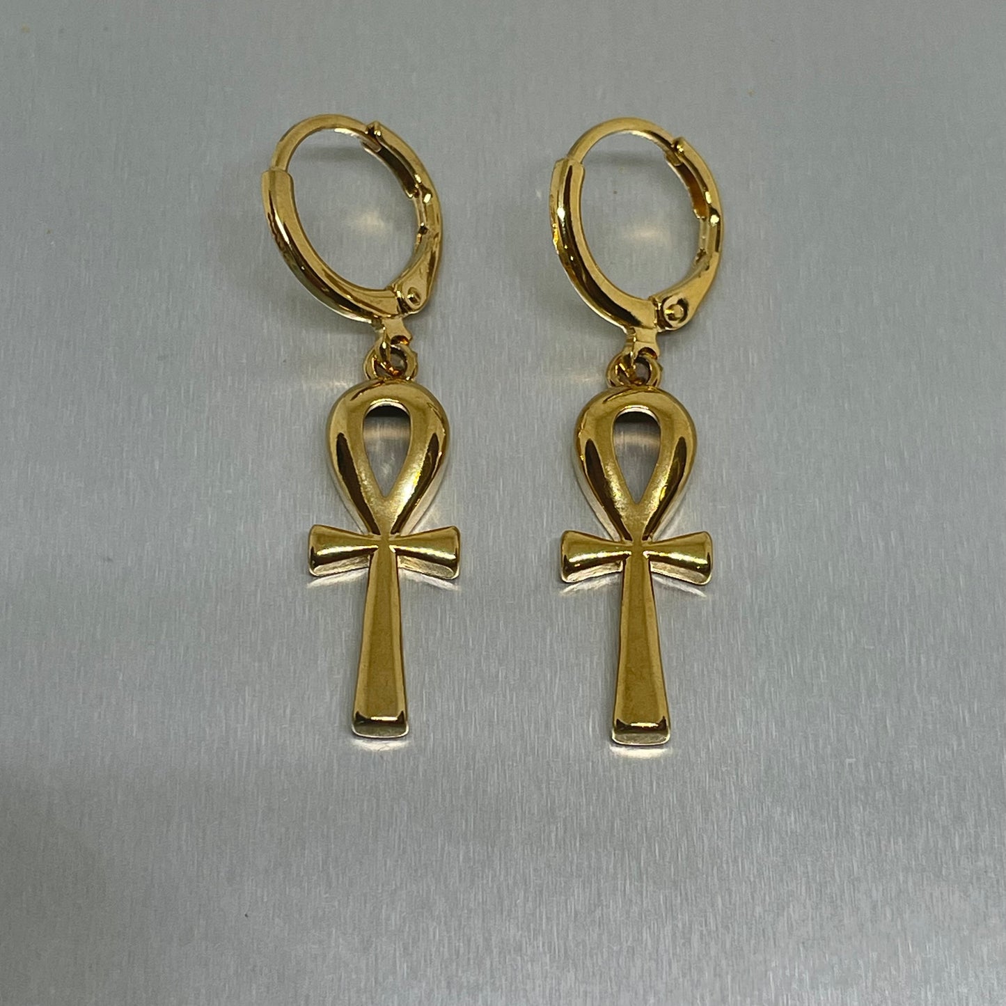 Ankh Harmony Earrings Gold