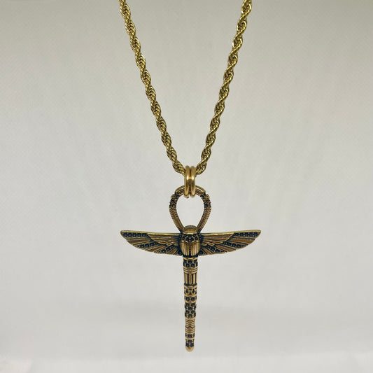 Ankh Scepter Necklace