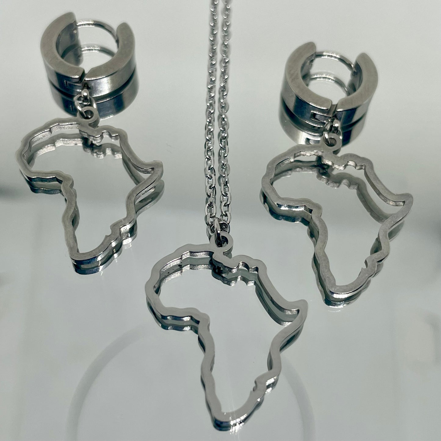 Afrique Earrings Silver