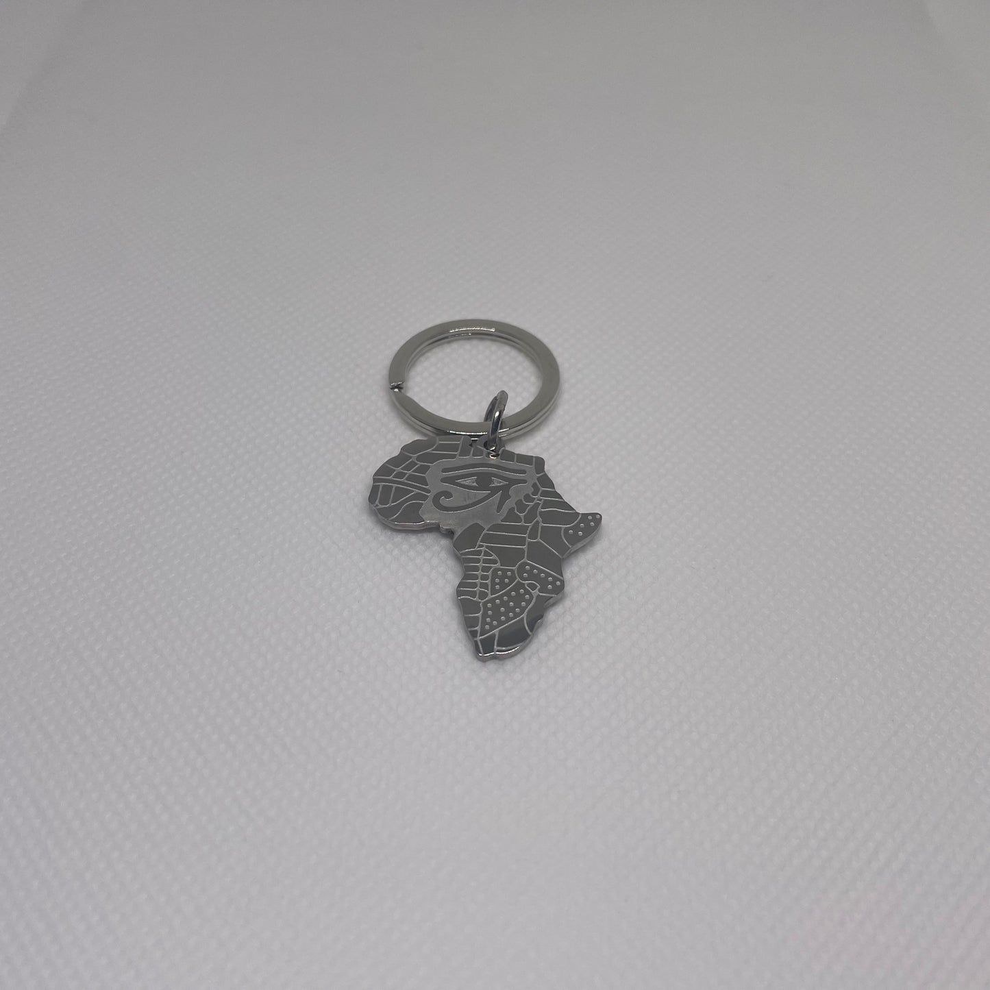 Eye of Ra Keychain Silver