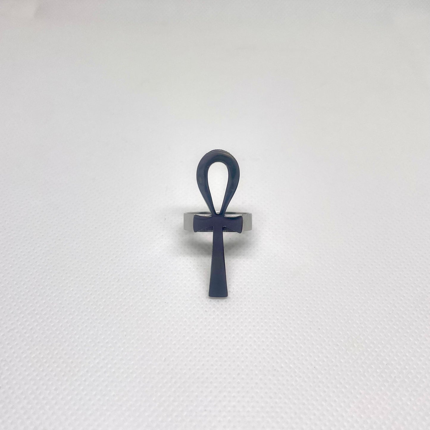 Ankh Harmony Ring Silver