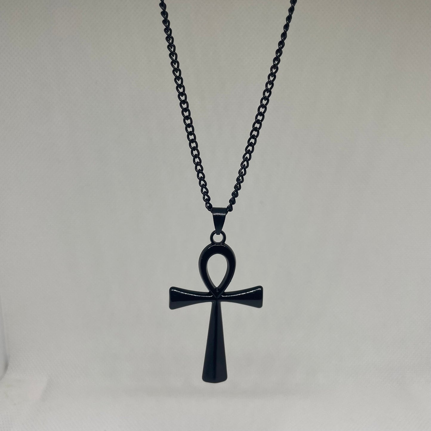 Ankh Harmony Necklace - Black