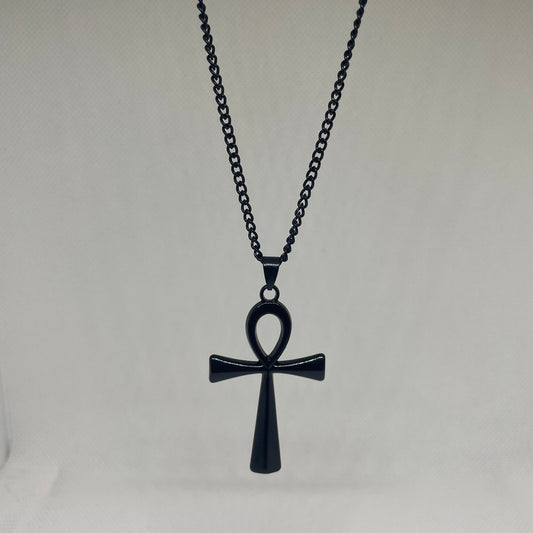 Ankh Harmony Necklace - Black