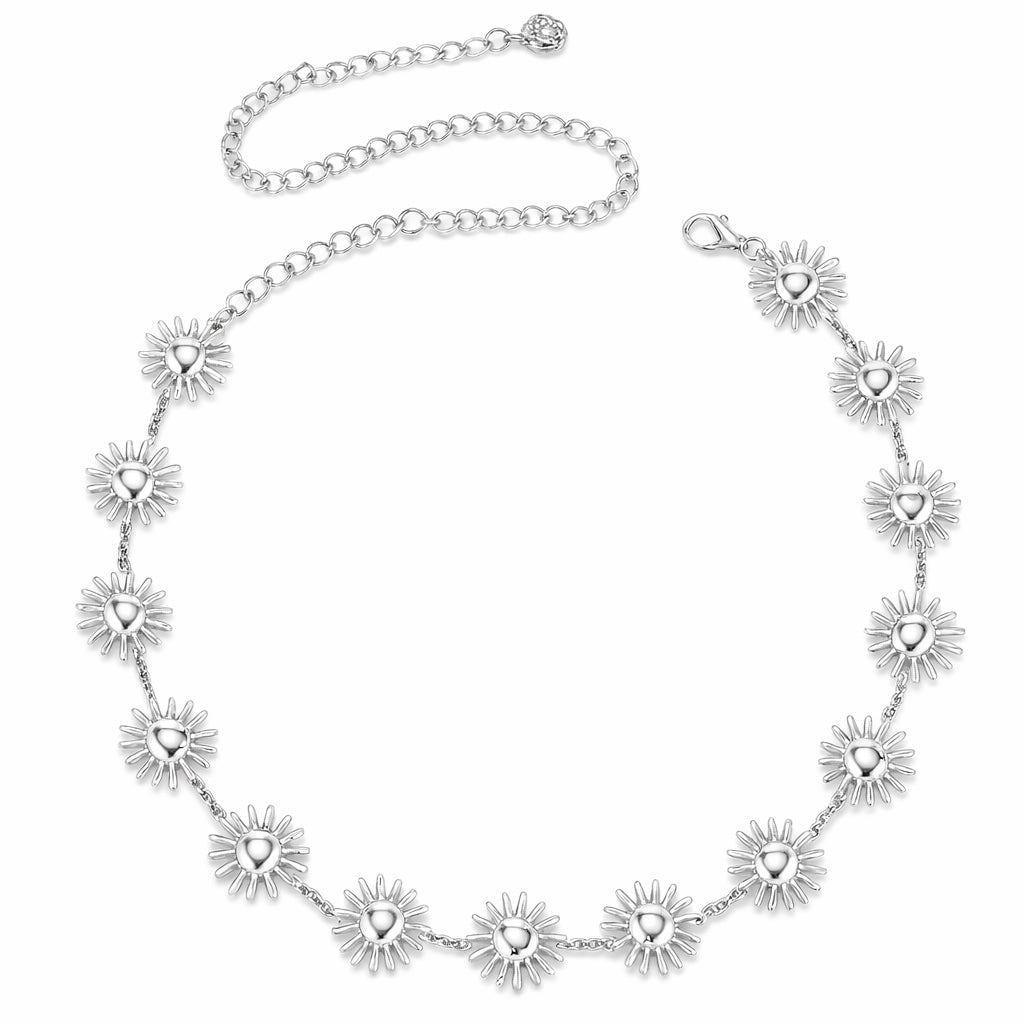 Zuri Sunburst Glow - Silver