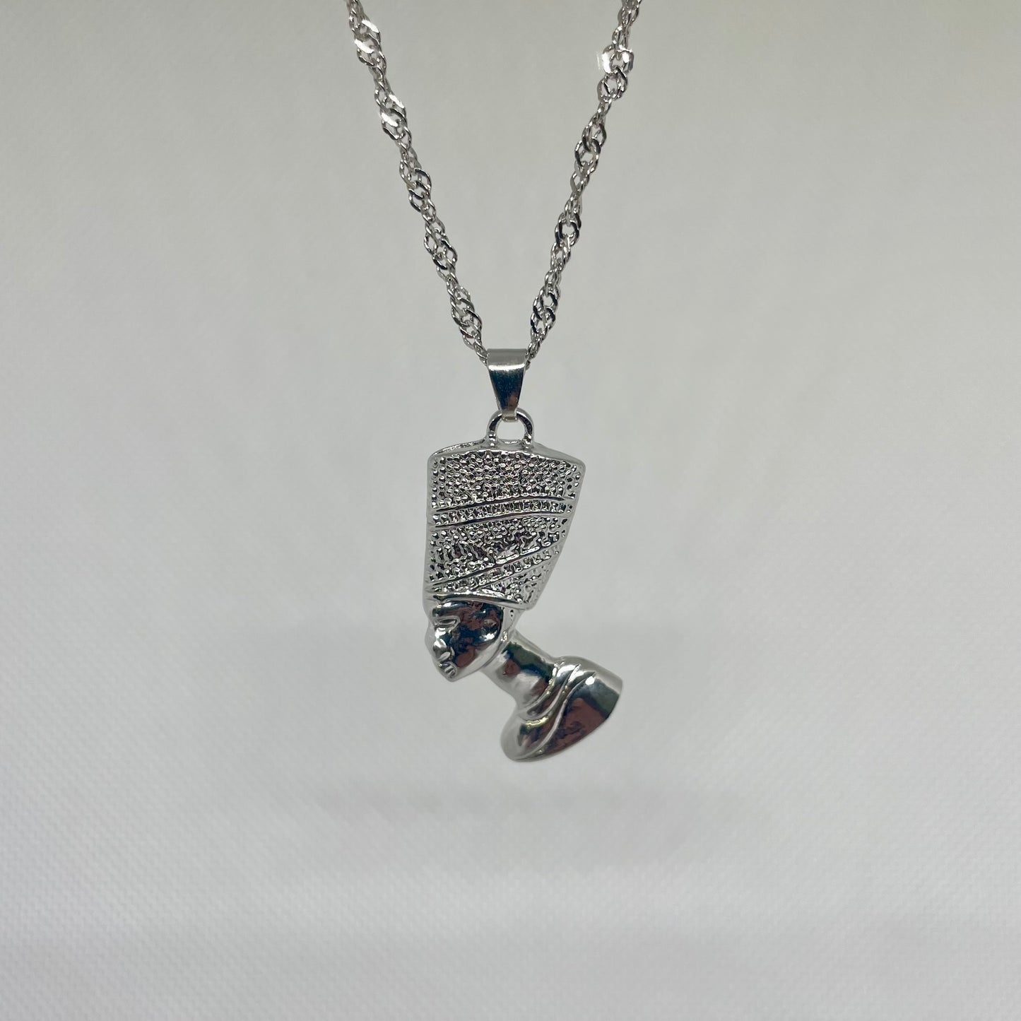 Nefertiti Necklace - Silver
