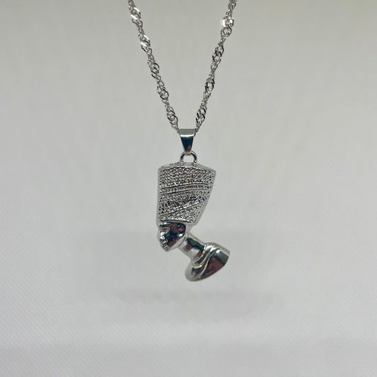 Nefertiti Necklace - Silver