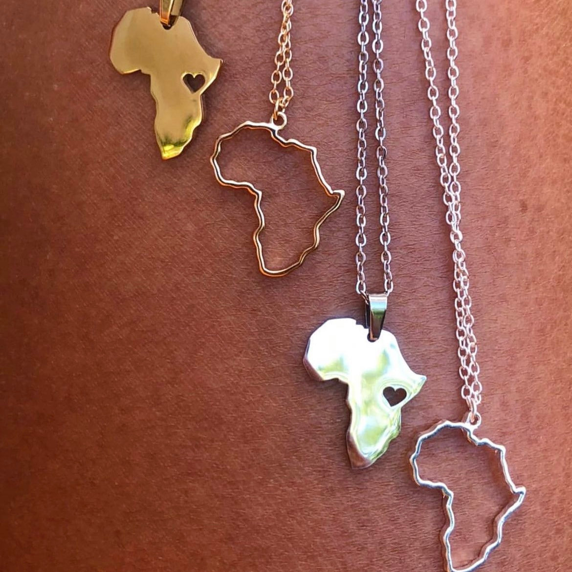 Afrique Necklace Gold