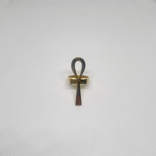 Ankh Harmony Ring Gold