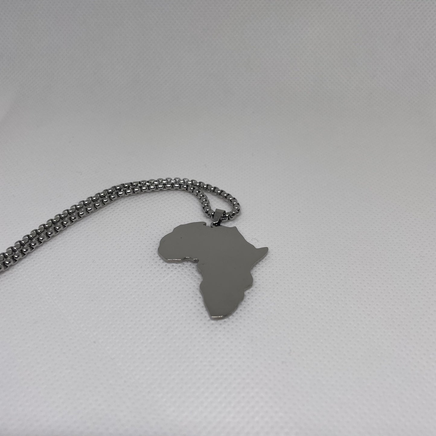 Plain Africa Necklace Silver