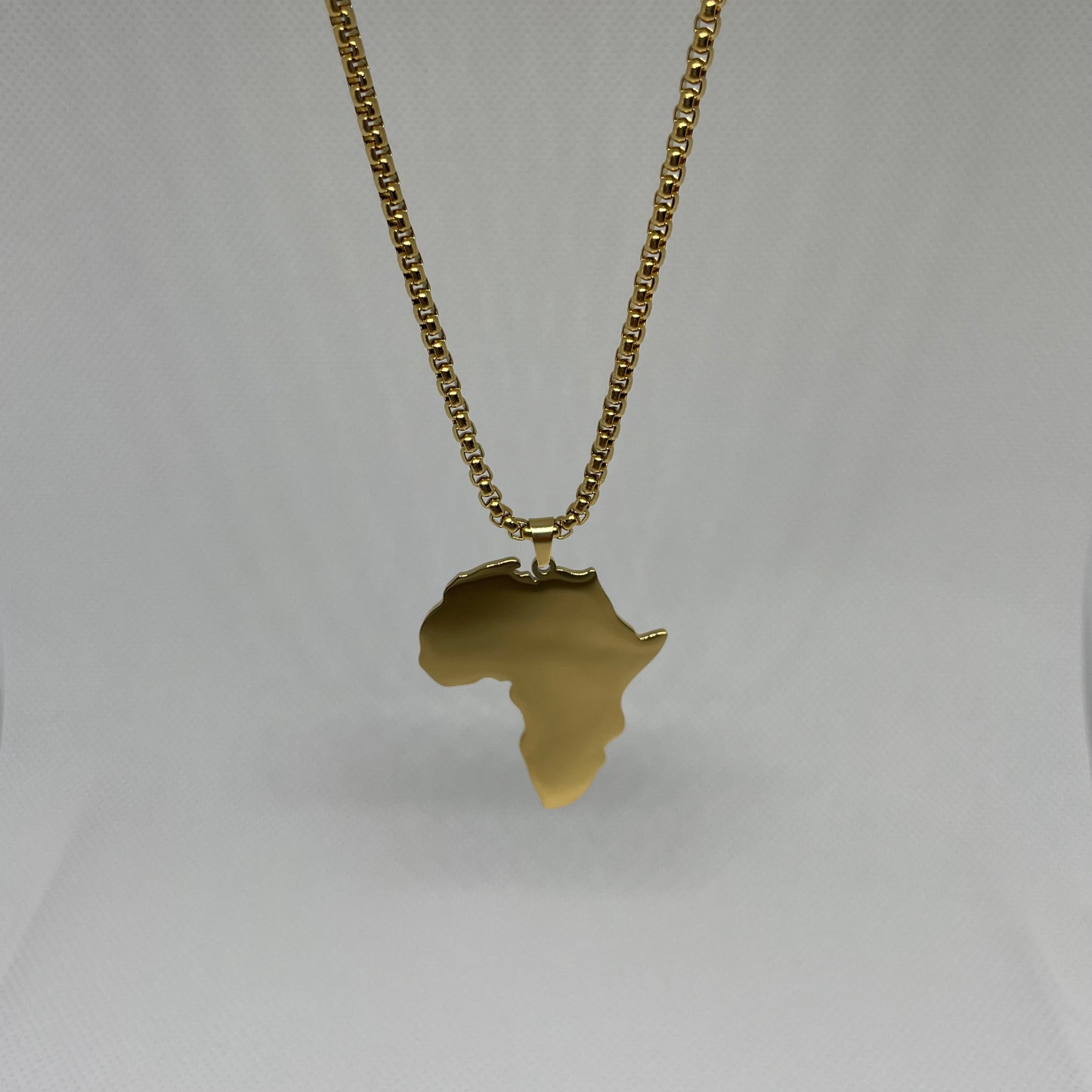 Plain Africa Necklace Gold