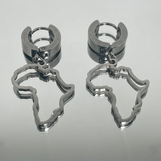 Afrique Earrings Silver