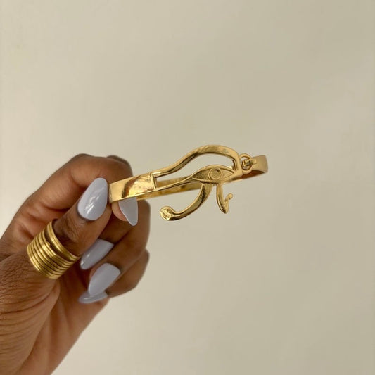 Eye of Ra Bracelet Gold